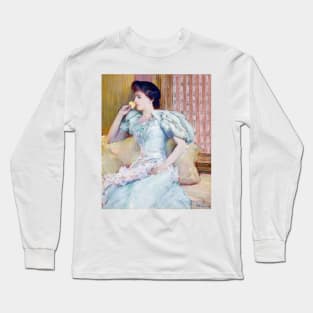 Lillie (Lillie Langtry) by Childe Hassam Long Sleeve T-Shirt
